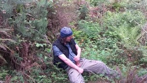Guy Gets Naked and Masturbates in the Woods