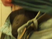 In a public bathroom (b) 4/16