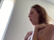 UCLA Cheerleader with a Perfect Body Shows Off Her Skills To Her Teacher 2/16