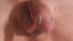 Fuck fuck, I'm cumming handsfree!! My giant dildo is too much 😫🥵