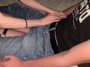 Slow Handjob Turns Into Wet POV Stroke with Tons of Spit 2/16