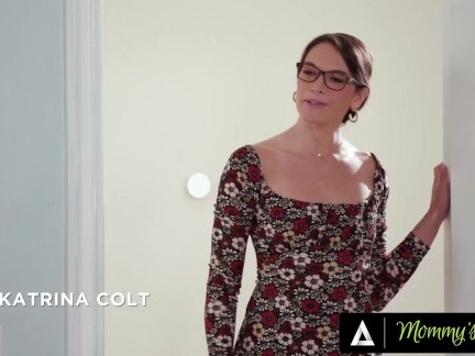 MOMMY'S BOY - Caring PAWG MILF Katrina Colt Spreads Her Legs To Let Hung Stepson Experiment Anal Sex