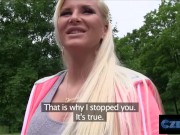 CzechXXX - Fucking a Busty Blonde Behind a Bridge for Cash 2/16