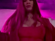 Long Hair Big Tits Artemisia Love Solo Smoking Outdoor night Sesh 11/16