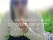 Hose bracelet in anal, deform belly inflation in nature 10/16