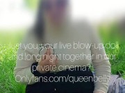 Hose bracelet in anal, deform belly inflation in nature 11/16