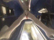 You became a toilet for Mistress in white stockings and high heels and she ready to piss on you now 15/16