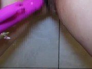 【素人】現役女子大生(JD)がおもちゃで愛液トロトロ　潮吹き絶頂　本気汁