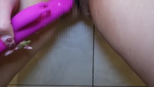 【素人】現役女子大生(JD)がおもちゃで愛液トロトロ　潮吹き絶頂　本気汁　日本人　痙攣　イキまくり　オナニー　クリイキ　素人　敏感　オナサポ　淫乱　マンコ　痴女　隠語