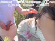 Little French girl Hellolimoonoff fetish feet with big cock and gets fucked hard surprised by a voye 10/16