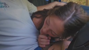 ESCONDIDOS EN EL AUTO, NO PUDIMOS ESPERAR