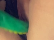 Watch how long my dildo is 1/16