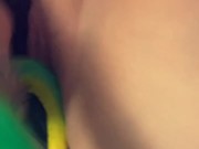 Watch how long my dildo is 16/16