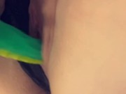 Watch how long my dildo is