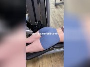 TikTok Live: Swedish 18yo's Gym Dick Ride! 3/16