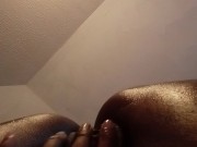 Ebony Thinks About Her Bf Best friend While Playing with Herself 8/16