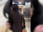 hot date sucks my cock in an elevator 3/16