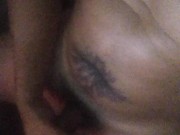 I masturbate while a group of people peep through the glory hole on each side 10/16