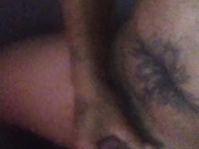 I masturbate while a group of people peep through the glory hole on each side 2/16