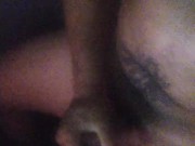 I masturbate while a group of people peep through the glory hole on each side 6/16