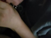 She sucks the Gummy Life Saver off till I cum