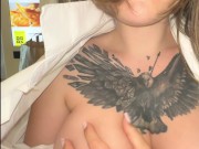 Moaning in McDonald's... I Came So Hard While Strangers Walked By 4/16