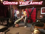 Funny Ballbusting Edit, Mistress Restrains Sub - Kicking Testicles Dance BDSM Dungeon 11/16
