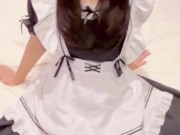 専属メイドのピンク色のマンコに膣内射精(孕み確実)　日本人/japanese/hentai/コスプレ/個人撮影/素人/中出し/妊娠確定/ 2/16