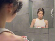 My body is wet and warm when I’m taking a shower before night 7/16