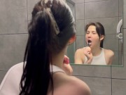 My body is wet and warm when I’m taking a shower before night 8/16