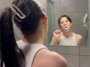 My body is wet and warm when I’m taking a shower before night 9/16