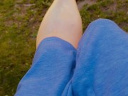 Pretty feet relaxing - toes, legs, pink piggies 10/16