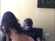 I ride my boyfriend's hard cock until I have an orgasm 3/16