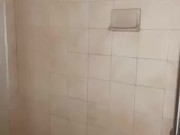 some shower fun, look how my pussy takes this huge cock 1/16