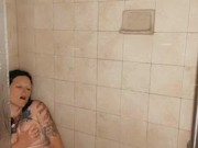 some shower fun, look how my pussy takes this huge cock 12/16