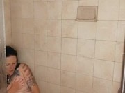 some shower fun, look how my pussy takes this huge cock 13/16