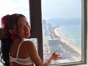 Showing off her Asshole to all City resulting huge load of cum on the Ass 5/16