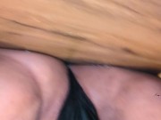 Peeing on the floor in my panties 10/16