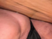 Peeing on the floor in my panties 14/16