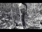 Black Girl with Mosquito bites on her  legs Alone in the forest 3/16