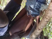 Fucking a Fan in The  Woods 7/16