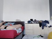 Sexy wife does yoga naked. Hot latina hairy pussy, big ass 15/16