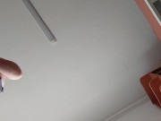 Amateur hairy brunette, big tits, sensual hairy woman in the kitchen. 2/16