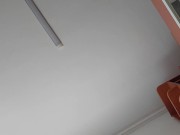 Amateur hairy brunette, big tits, sensual hairy woman in the kitchen. 7/16