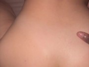 Jeune beurette se prend une bite noire dans le cul 16/16