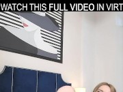 Solo girl,Lorin masturbates at home with har favorite purple toy in VR. 3/16