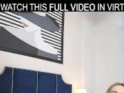 Solo girl,Lorin masturbates at home with har favorite purple toy in VR. 4/16