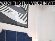 Solo girl,Lorin masturbates at home with har favorite purple toy in VR. 7/16