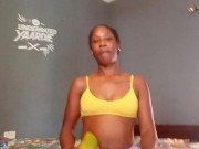 Cute Ebony Girl Deepthroat her Sweet Thick Mango Fruit 5/16