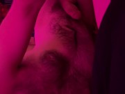 Fingering while I get a footjob